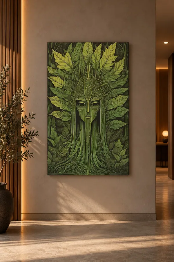 Quadro Espírito da Mata na parede