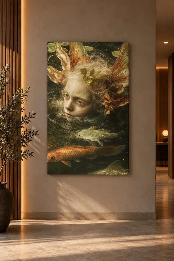 Quadro Espírito das Águas na parede
