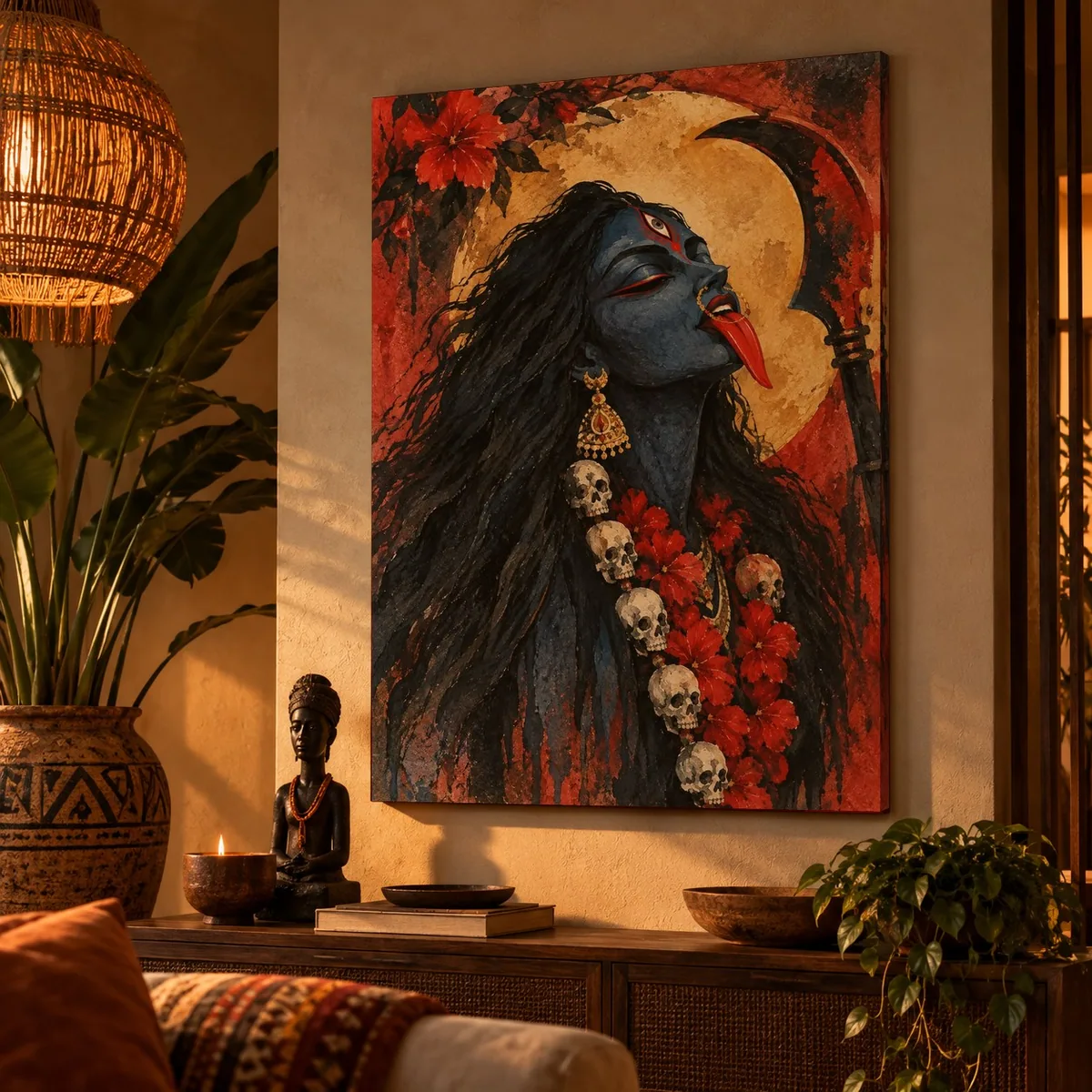 Quadro Kali na parede