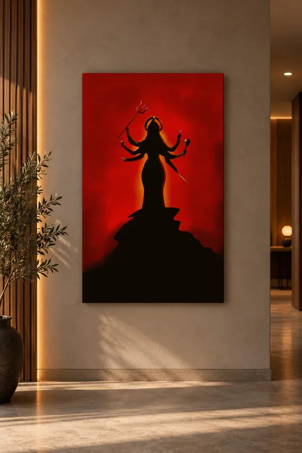 Quadro Kali em Silhueta na parede